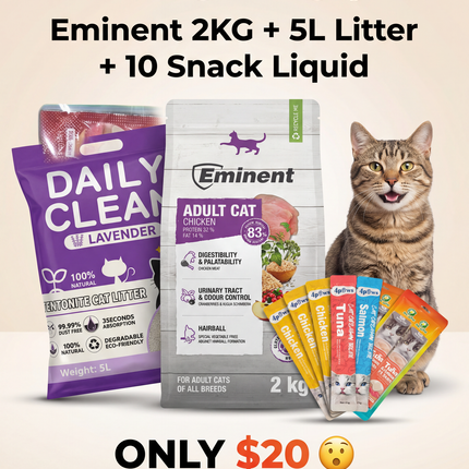 Ultimate Cat Care Bundle EMINENT – Only $20