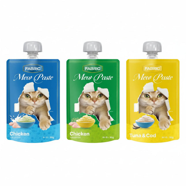 Premium Faenbei Cat Food Snacks in Convenient Pouch