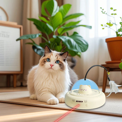 Intelligent lazer cat toy