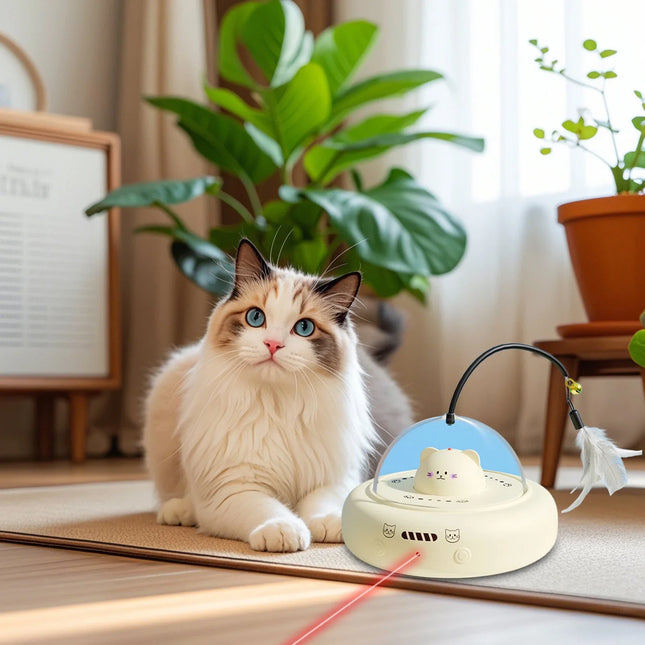Intelligent lazer cat toy
