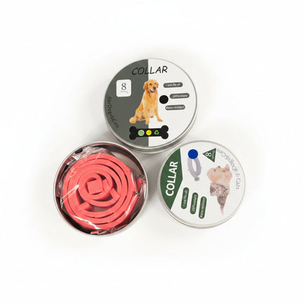 Flea and Tick Collar for Cat & Dog , Lasts 8 Months, Waterproof, Suitable for All Sizes